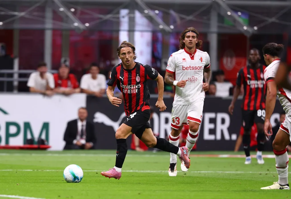 AC Milan vs SSC Bari Timeline