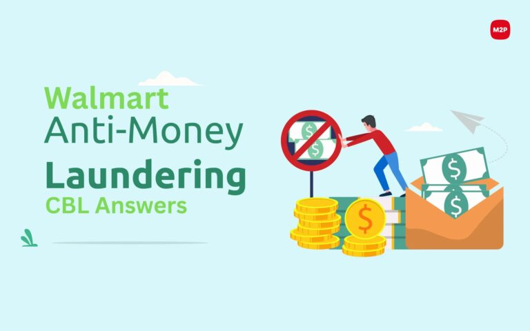 7 Smart Walmart Anti Money Laundering CBL Answers Guide