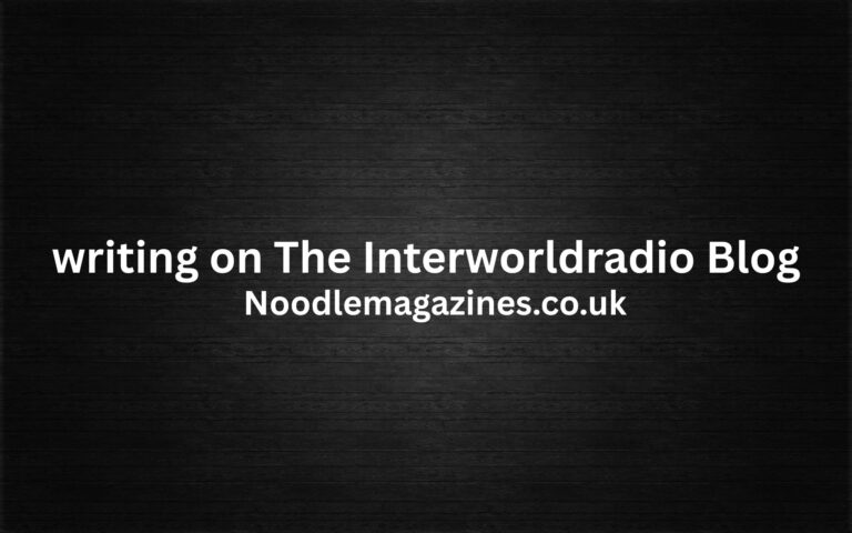 writing on the interworldradio blog